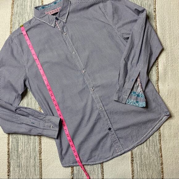 Tranquility Mayhem Stretch Slim Fit Men’s Shirt Size Medium - Picture 4 of 8